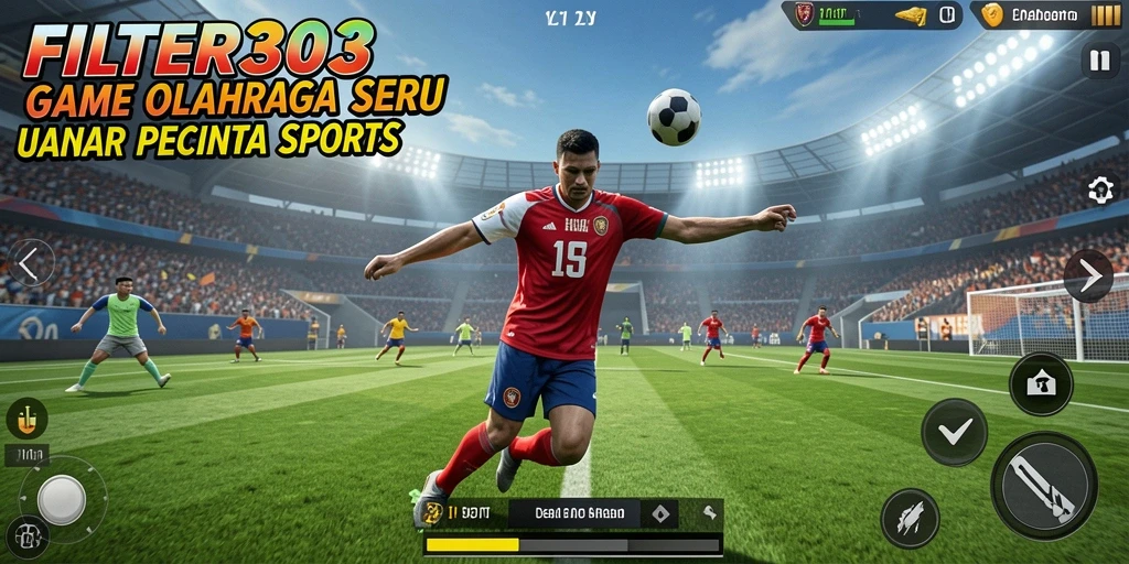Tangkapan layar dari gameplay menarik FILTER303 yang penuh aksi olahraga.