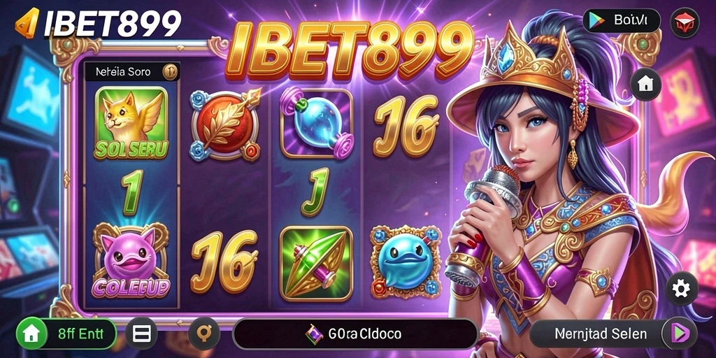 Tampilan gameplay Slot yang menarik dan penuh warna dari IBET899.