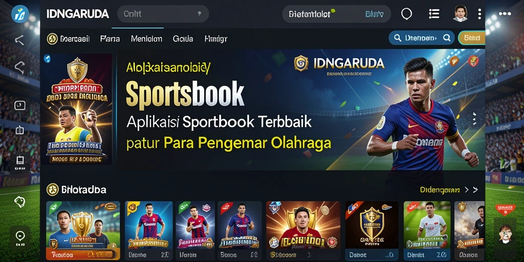 Tampilan antarmuka <strong>IDNGARUDA</strong> yang menarik dan mudah digunakan.
