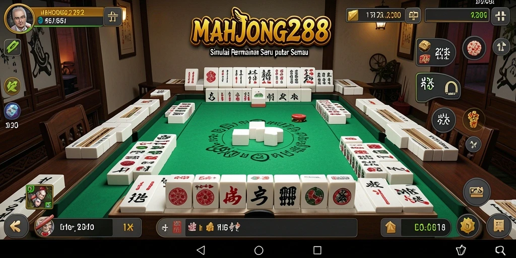 Tampilan gameplay MAHJONG288 dengan grafik menawan dan fitur menarik.