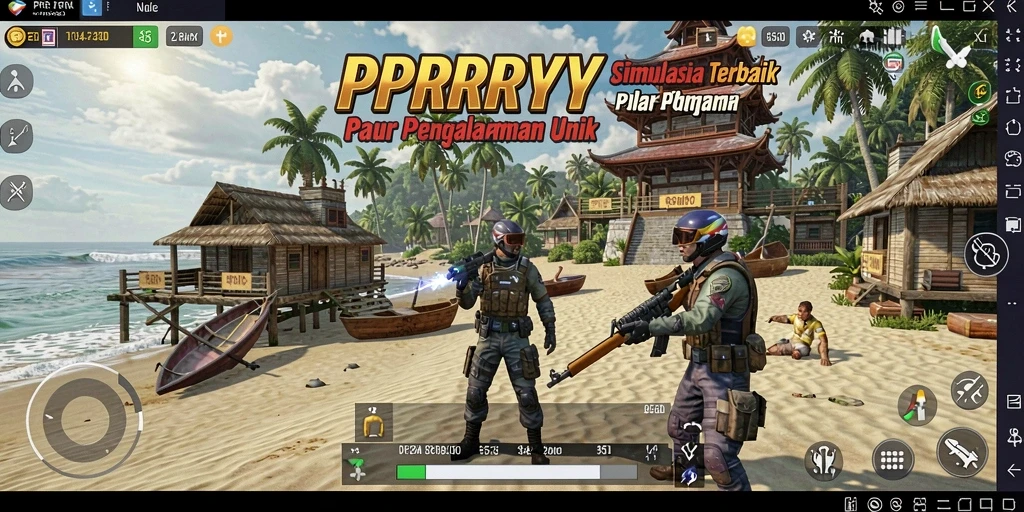 Tampilan gameplay menarik dari PPRRYY yang sangat detail.