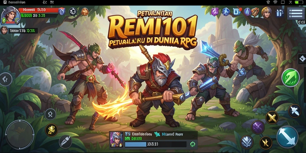 Tampilan gameplay seru dan eksplorasi yang mendalam di REMI101.