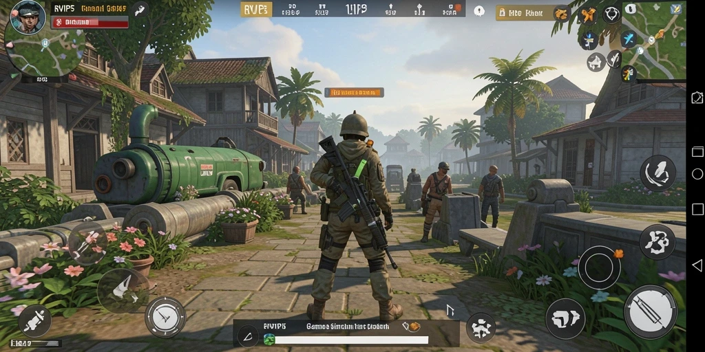 Tampilan gameplay menarik dan grafis yang memukau di RVIP5.