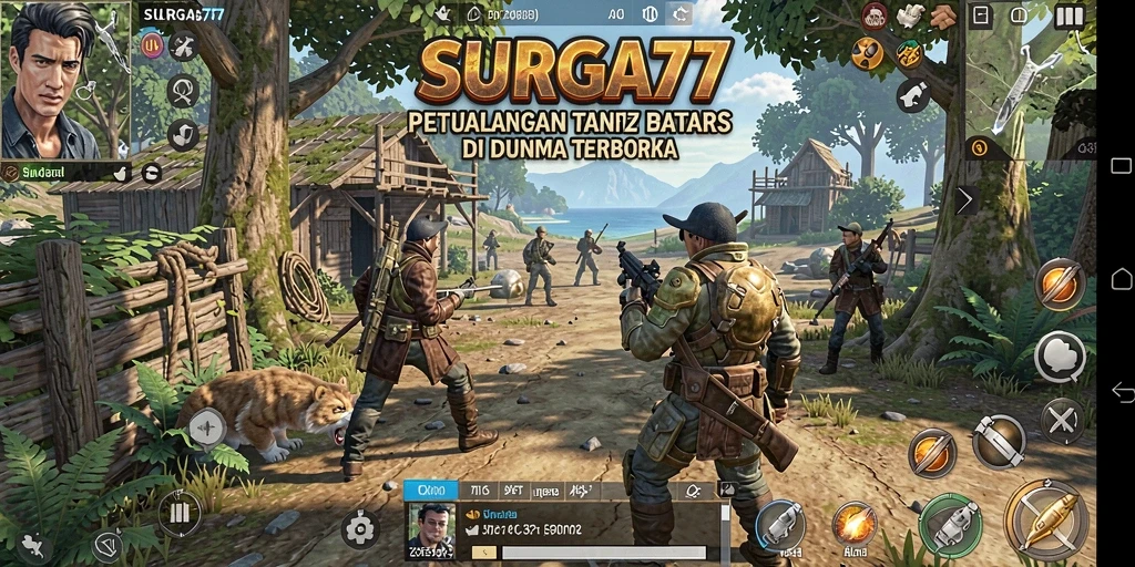 Screenshot menunjukkan eksplorasi mendalam dalam dunia terbuka.
