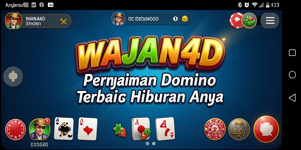 Tampilkan aksi seru dalam permainan Domino WAJAN4D.